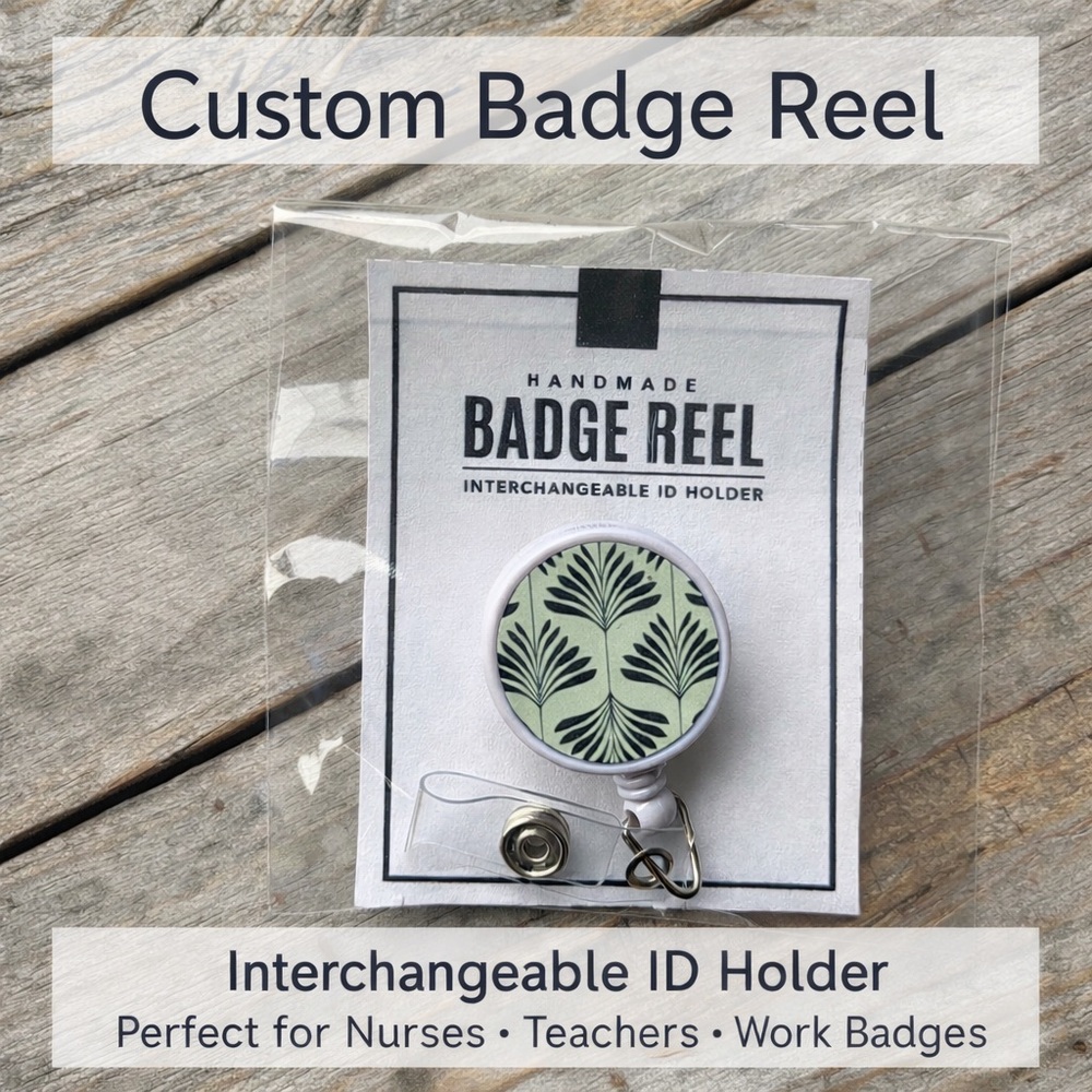 Custom Badge Reel – Interchangeable ID Holder | Buy 2 Get 1 Free